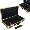 thumbnail image 4 of Hairdressing Tool Case, Reasonable Proportions Easy To Carry Barber Case  For Display For Travel For Hair Clippers For Trimmers, 4 of 8