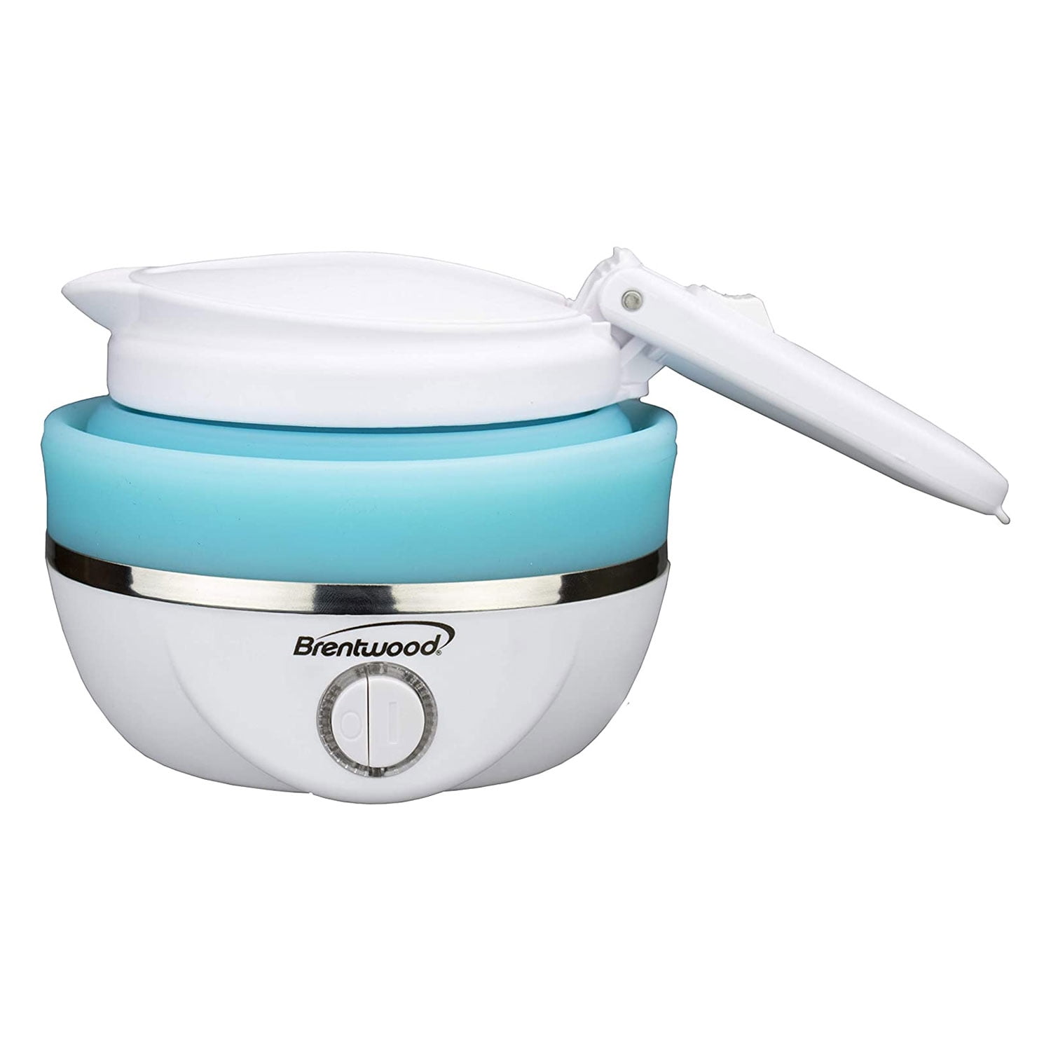 Brentwood KT-1508BL Dual Voltage 120/220v 0.8L Collapsible Travel Kettle - Blue