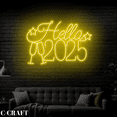 thumbnail image 2 of C-CRAFT Hello 2025 Neon Led Light for New Year Party Home Wall Art Decor, 2 of 5