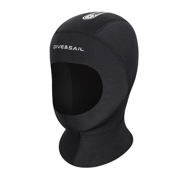 Gorro De Neopreno De 3 Mm Para Buceo Con Escafandra Buzos Bucear Con Esnórquel Pesca Submarina Gorro De Baño M SM SunniMix capucha de traje de neopreno