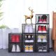 thumbnail image 5 of Cajas grandes de almacenamiento para zapatos apilables paquete de 12 unidades organizador de zapatos de plástico duro con puerta magnética contenedor, 5 of 8