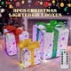 thumbnail image 2 of Juego de Cajas de Regalo iluminadas con LED, decoración interior y exterior con adorno y lazo, iluminación impresionante, novedad de 2024, 2 of 4