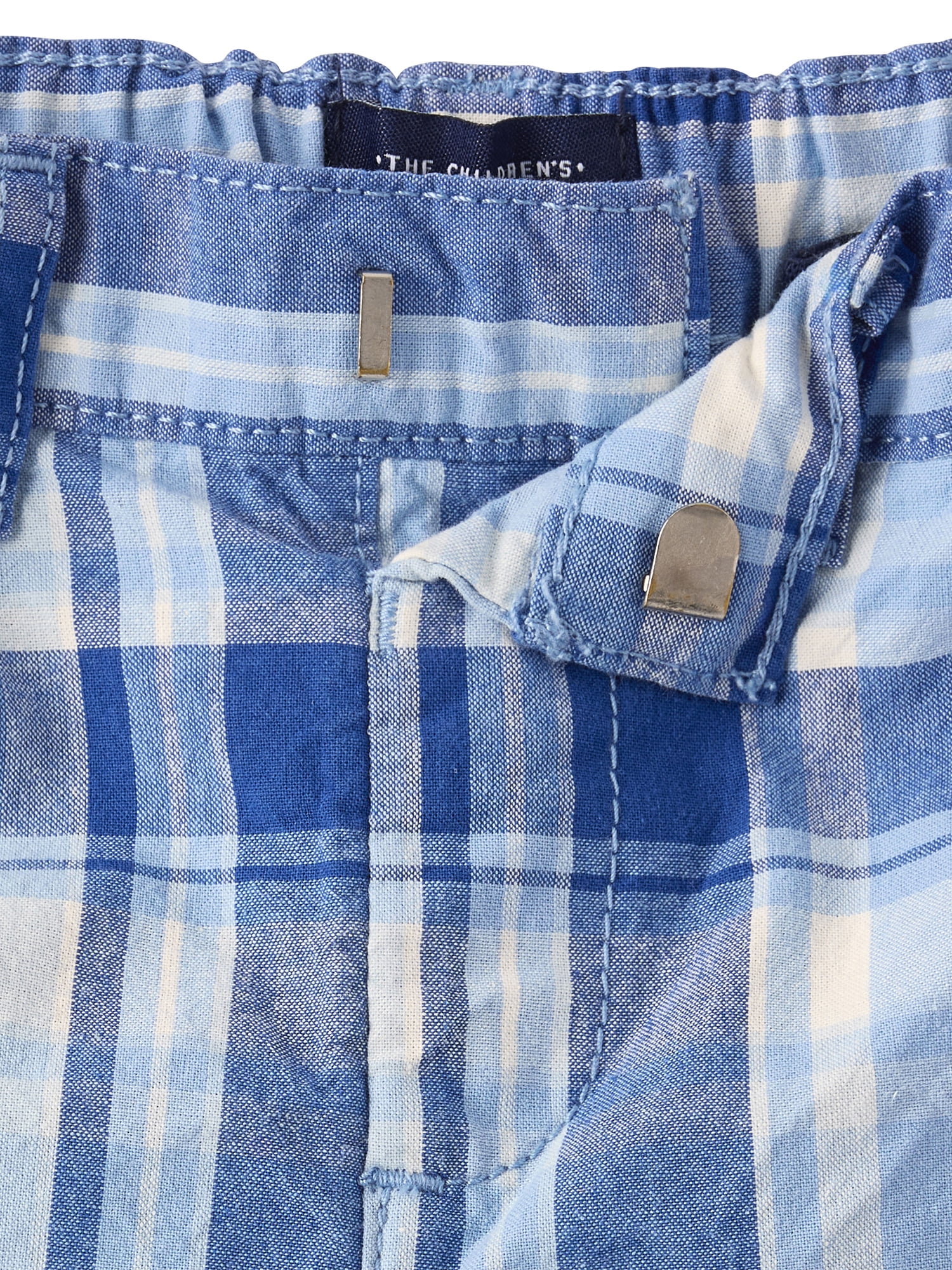 The Children's Place Baby & Toddler Boys Pull On Plaid Chino Shorts, Sizes 6M-5T