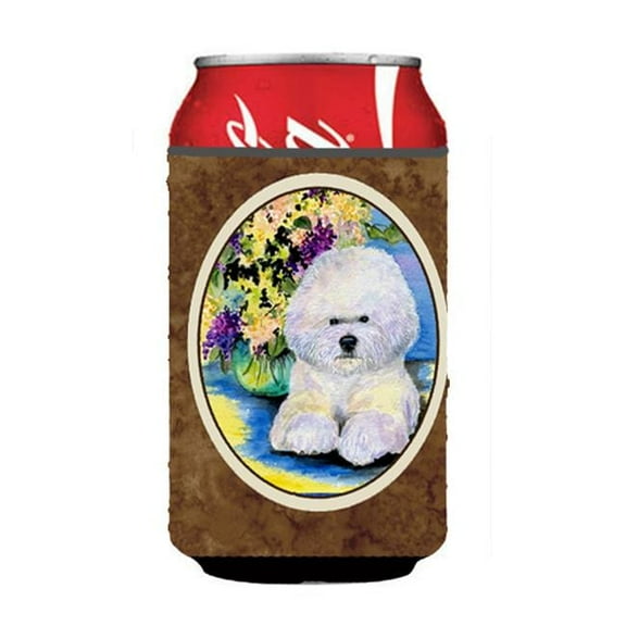 Bichon Frise Can Or bottle sleeve Hugger - 12 oz.
