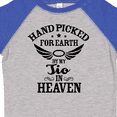 thumbnail image 4 of Inktastic Handpicked for Earth By My Tio in Heaven with Angel Wings Boys or Girls Toddler T-Shirt, 4 of 5