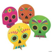 Sugar Skull Centerpieces, Cinco de Mayo, Party Decor, 4 Pieces