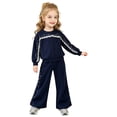 thumbnail image 6 of HAYIMI Girls Soft My First Cozy Crewneck Sweatshirt And Pants For Kids Adorable Two Piece Outfit Sets For Everyday Comfort And Versatile Clothes Sets, 6 of 6