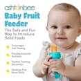 thumbnail image 2 of Alimentador de frutas para bebé Ashtonbee de silicona para dentición, 6 a 12 meses, 2 of 9
