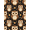 Brown Cream Amber, Pattern 1, variant on ODIKA Animal Design With Funny Woodland Bird Motif And Star Border Owl Cartoon for Playroom, Bedroom, Reading Nook, Pet Friendly & Kids Safe Play
