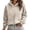 Beige, variant on Leopard Print Hoodie for Women Long Sleeve Drop Shoulder Casual Pullover Sweatshirt for Fall Winter Wear