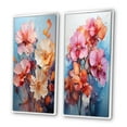 thumbnail image 3 of Designart « Orchidées Rouges en Acrylique Multicolore dans la Représentation II » Ensemble d'Art Mural Encadré d'Orchidées, Ensemble de 2 - Ensemble de Toiles Encadrées Florales Rouges pour Déco de Salon, 3 of 6