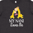thumbnail image 4 of Inktastic My Nani Loves Me Giraffe Youth T-Shirt, 4 of 5