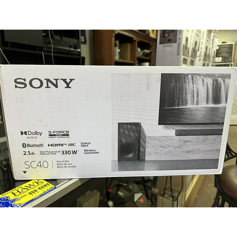 Sony HT-SC40 Soundbar Wireless Subwoofer Home Theater - Walmart.com