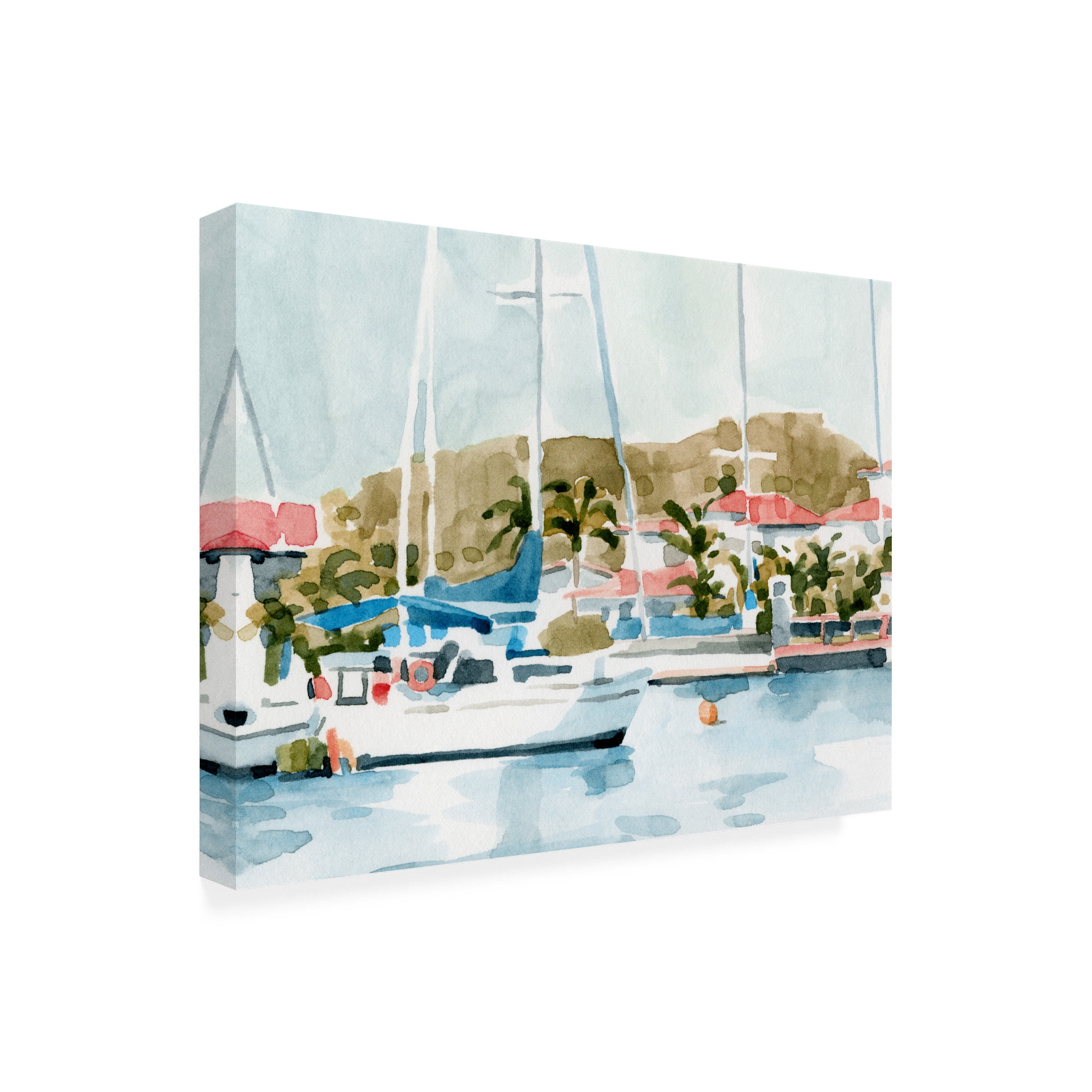 Emma Caroline 'Vintage Vacation II' Outdoor Canvas 24x32