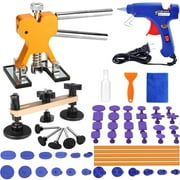 Paintless Dent Removal Repair Remover Tool Kit 59pcs Dent Puller Set Dent Lifter Hot Glue Gun for Car Hail Damage Door Ding Fix