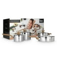 thumbnail image 4 of Serenk Definition Stainless Steel 7 Pieces Cookware Set, Pots and Pans, 4 of 8