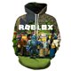 thumbnail image 2 of ROBLOX-Jersey con capucha para adultos y niños, suéter con estampado Digital 3D periférico de animación del juego, holgado, a la moda, 2 of 3