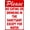 Warning Sign 1, variant on Student Exit Vehicle Quickly Sign 8"x12" - Metal Security Easy to Mount for Home Business Yard Garden Office Street Road