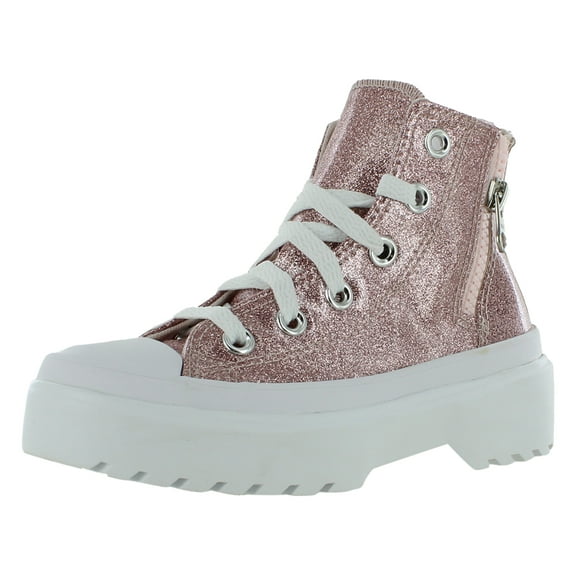 Converse Chuck Taylor All Star Lugged Lift High PS Girls Shoes Size 3, Color: Blush Hush/White/Blush Hush