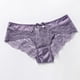 thumbnail image 5 of Gibobby Lencería sexy para mujer Conjunto de lencería sexy con pantalones cortos, sexy cierre frontal, malla negra, manga larga, body para mujer(Morado, 75C), 5 of 5