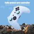 thumbnail image 6 of Game Controller Skin for Switch Pro Control, Cute Cat Paw Gamepad Protective Case with Joystick Thumb Grip Caps and Stickers-Blue, 6 of 9