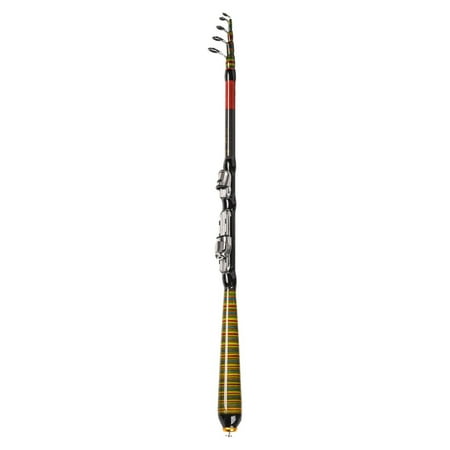 Reayehane Fishing Telescopic Fishing Rod Portable Retractable Fish Pole Combo Kit Ring Pocket Telescoping Casting Trout Sea Freshwater Travel Ou (C )