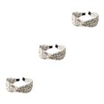 thumbnail image 4 of Sonducket Diadema Estampado floral Bandas para el cabello Diademas retorcidas Sombreros Blanco Type1 NO1, 4 of 6