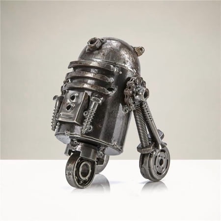 Kalifano RMS-250R2-N 5.5 in. R2D2 Inspired Recycled Metal Sculpture