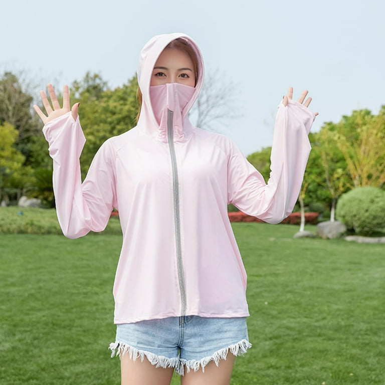 1PC Summer Sun-protective Clothing Stylish Hooded Anti-uv Cloak