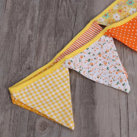 WHAMVOX Nursery Pennant Banner Flags Triangular Shape For Baby Shower 1 Set