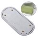 thumbnail image 2 of Bolsas de ganchillo tejidas largas ovaladas almohadilla inferior 9,8x4,7 pulgadas DIY 60 agujeros y artesanía Plata Yuyangstore Parte inferior de la caja de ganchillo, 2 of 7