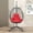 Red, variant on CARZZI LIFE Swing Chair Hanging Chair, Foldable Chair That Hammocks with with UV Resistant Washable Cushionand Rusty Resistant Aluminum Frame a Person Hanging Egg Chair for Patio Balcony Garden,Green