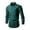 Green, variant on AherBiu Mens Long Sleeve Dress Shirts Button down Lapel Collar Regular Fitted Tee Work Office Business Tops