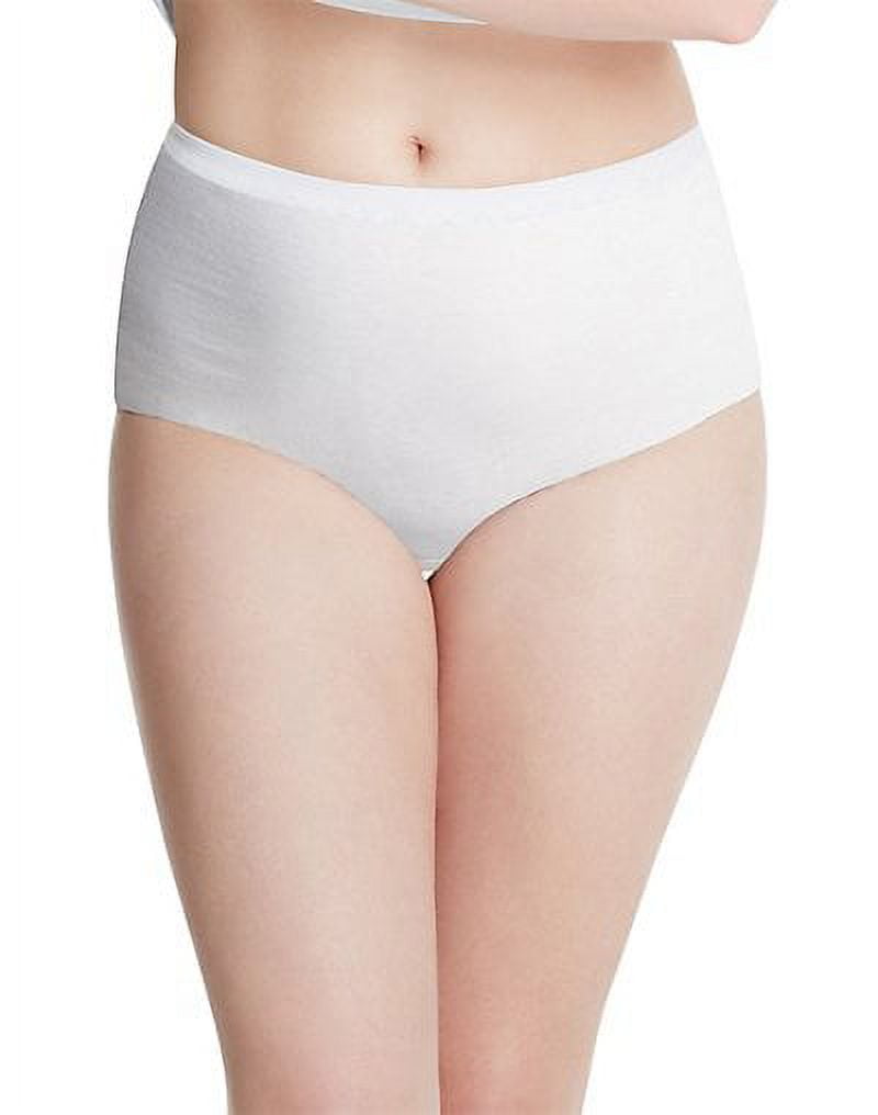 Women's Just My Size 1610W5 Cool Comfort Cotton Basic Brief Panty - 5 Pack (Assorted Neutrals 11)