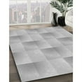 thumbnail image 3 of Ahgly Company Machine Washable Indoor Rectangle Transitional Platinum Silver Gray Area Rugs, 7' x 10', 3 of 7