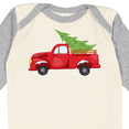 thumbnail image 4 of Inktastic Christmas Vintage Truck with Christmas Tree Boys or Girls Long Sleeve Baby Bodysuit, 4 of 5