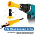 thumbnail image 2 of 2Pc Wire Twisting Tool Wire Twister Tool Drill Wire Stripper -Yellow, 2 of 5