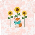 thumbnail image 4 of Inktastic Reading Book Lover Sunflower Fox Boys or Girls Toddler T-Shirt, 4 of 5