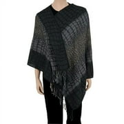 Multi Metallic Stripe Wrap, Black