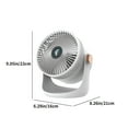 thumbnail image 3 of Coollooc Fans for Home Bedroom, Table Air Circulator Fan for Whole Room, 180° adjustable tilt, Quiet, 3 Speeds, Desk Fan for Office, Kitchen, Home, 3 of 8