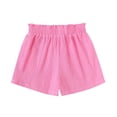 thumbnail image 6 of Gamivast Linen Shorts for Girls Elastic Waist Breathable Summer Shorts with Pockets High Waisted Lightweight Pull on Loose Fit Shorts Beach Vacation Casual Lounge Wear, 6 of 6