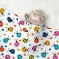 thumbnail image 2 of Pofeuu Ladybugs And Flowers Print Puppy Blanket,Dog Blankets,Pet Blanket Cozy Cat Blankets for Indoor Cats, Fuzzy Pet Blanket for Kitten Doggy Dog Blankets-Large, 2 of 8