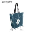 thumbnail image 5 of DIXRUYEE Tote Bag Women Weekender Travel Bag Shoulder Handbag Midnight Floral Stripe Elegance Printed, 5 of 10