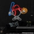 thumbnail image 4 of Glowneon Baseball Neon Sign, Baseball Led Sign, Baseball Led Light Decor, Baseball Lover Gifts, 4 of 5