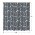 thumbnail image 5 of Multicolor Arrow Pattern Shower Curtain 72"x72" ,Bathroom Decorative Shower Curtains Set with 12 Hooks,Modern Waterproof Washable Shower Curtain, 5 of 6