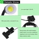 thumbnail image 2 of Naiovety Lámpara de clip LED de 3W, luz de ajustable en ángulo con interruptor de encendido para dormitorio, oficina, mesita de noche, mesita de Iluminación y accesorios Numero 3 Naiovety HA024424-03, 2 of 6