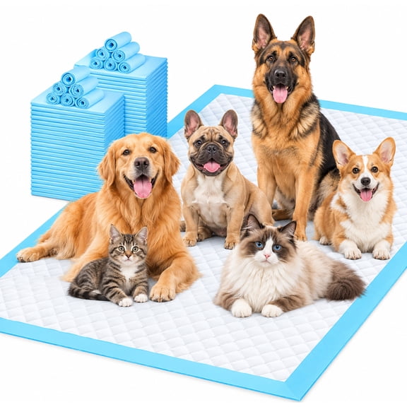 Extra Large Pee Pads, 36" x 51"Inch,40-Pack Dog Training Pads, 7-Layer Leakproof, Quick-Dry, High Absorbency, Disposable