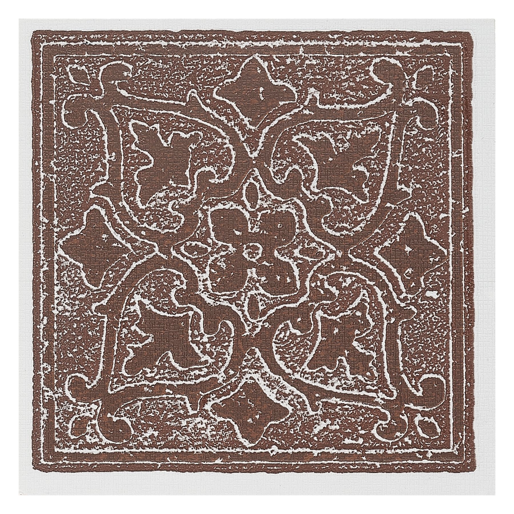 Traditional Elegance Madison Accent Burgundy 4x4 Self Adhesive Vinyl