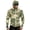 Army Green, variant on Men's Camo Print Sun Jacket Hooded Long Sleeve Lightweight UPF Cover Up Cooling Shirts for Outdoor Fishing Hiking