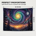 thumbnail image 2 of XaaKee Room Tapestry, Celestial Forest View Wall Tapestry, High-Quality Polyester Tapestry Wall Hanging For Living Spaces, 60x40Inch, 2 of 9